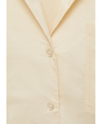 Women's Garment-Washed Cotton Nightgown