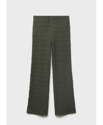 Women's Straight Textured Pants