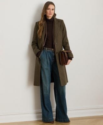 Women's Wool-Blend Walker Coat