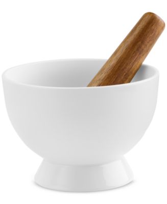 The Cellar Whiteware Mortar & Pestle Set, Exclusively at Macy's - Macy's