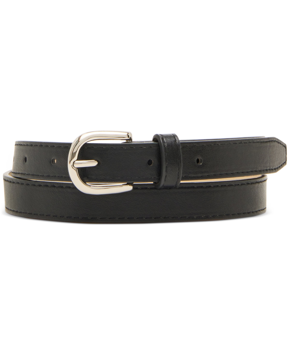 Steve Madden 0.78" Mixed Faux-leather Belts, Set Of 3 In Multi