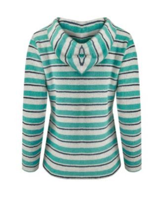 Women's Ally 1/4 Zip Stripe Hoodie