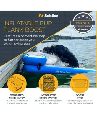 Original Inflatable Pup Plank Dog Float Floating Ramp Ladder for Pools