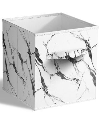 11-Inch Foldable Fabric Storage Cube Bin with Handles