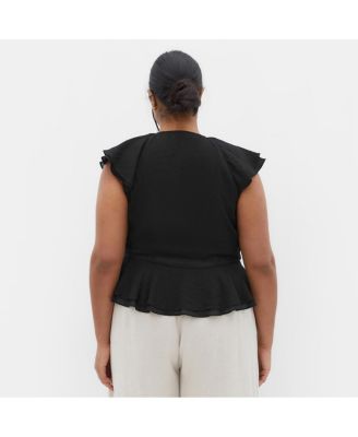 Plus Size Sweet Ruffle Top