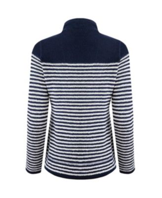 Women's Juliet 1/4 Zip Stripe Macaroni