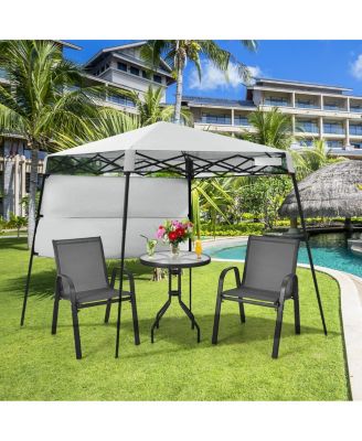 7x7 FT Slant Leg Pop-up Canopy Tent Shelter Adjustable Portable Carry Bag