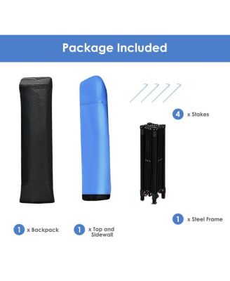 7x7 FT Slant Leg Pop-up Canopy Tent Shelter Adjustable Portable Carry Bag