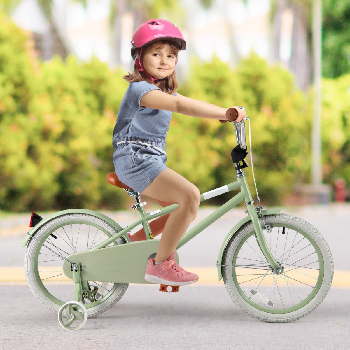 Kids Bike with Adjustable Handlebar Saddle for Growing Children