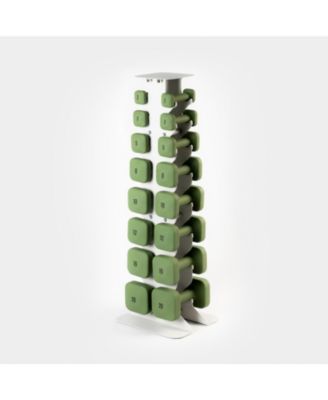 SafeGrip Dumbbells Full Set with Light Rack