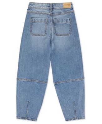 Girls' High-Rise Balloon Jeans