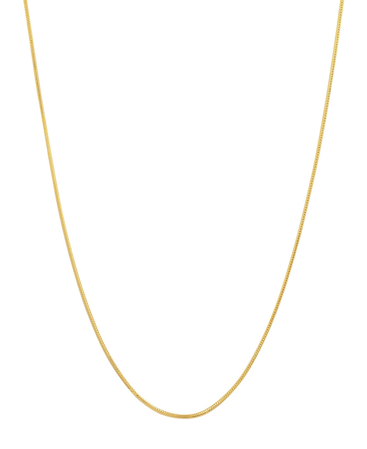 Women's 14K Gold Plated Snake Chain Necklace - Gold