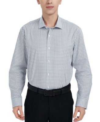 Perry Ellis Men's Shadow Plaid Dress Shirt