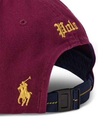 Men's Long-Bill Embroidered Twill Cap