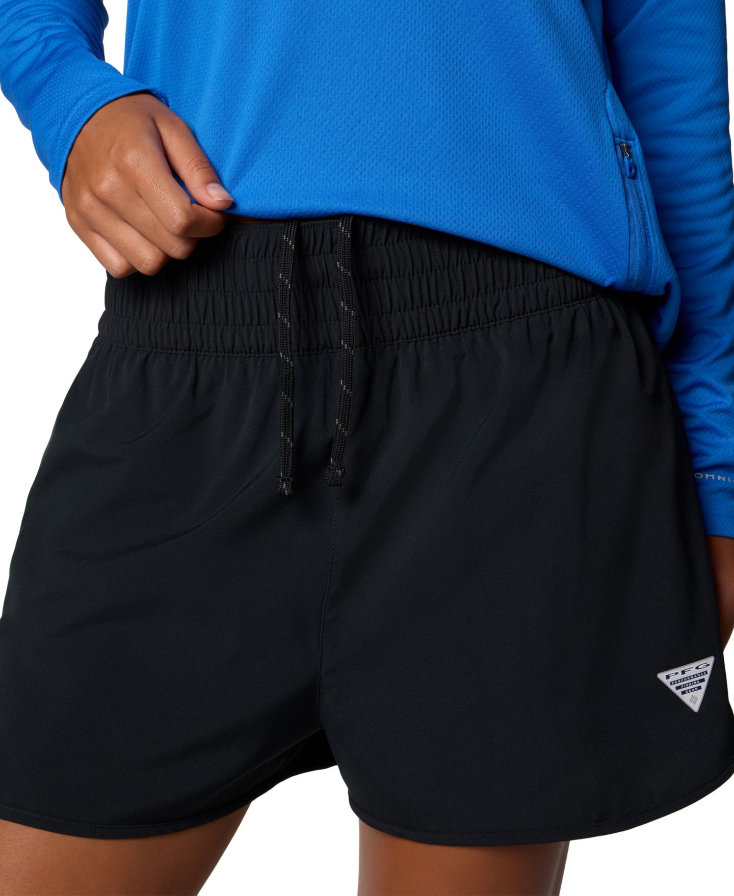 Женские шорты Columbia Windy Bay Elastic Waistband, цвет: Чёрный — фото 4