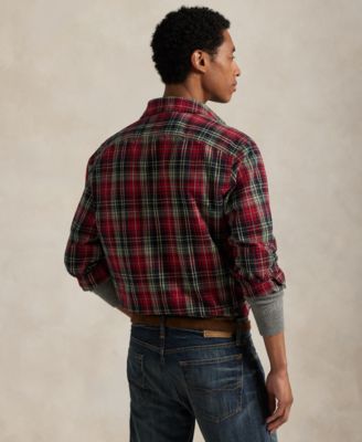 Men's Classic-Fit Plaid Oxford Workshirt