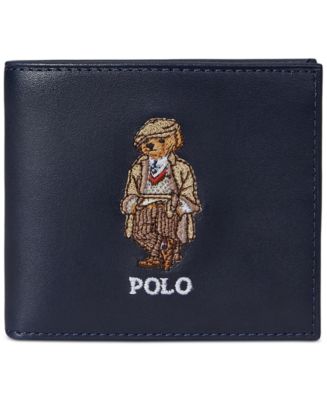 【極稀少】POLO RALPH LAUREN POLO BEAR WALLET Polo Ralph Lauren Men's Polo Bear Leather Billfold Wallet - Macy's