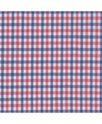 Men's Cotton Tattersall, Berry