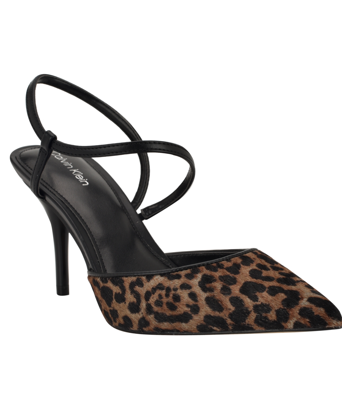 Women's Cordera Strappy Stiletto Pumps - Dark Leopard Calf Hair