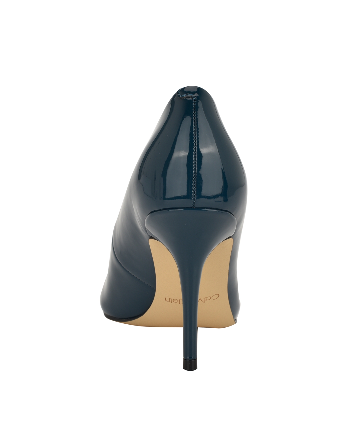 Calvin Klein Leciey Pointed Toe Pump In Green