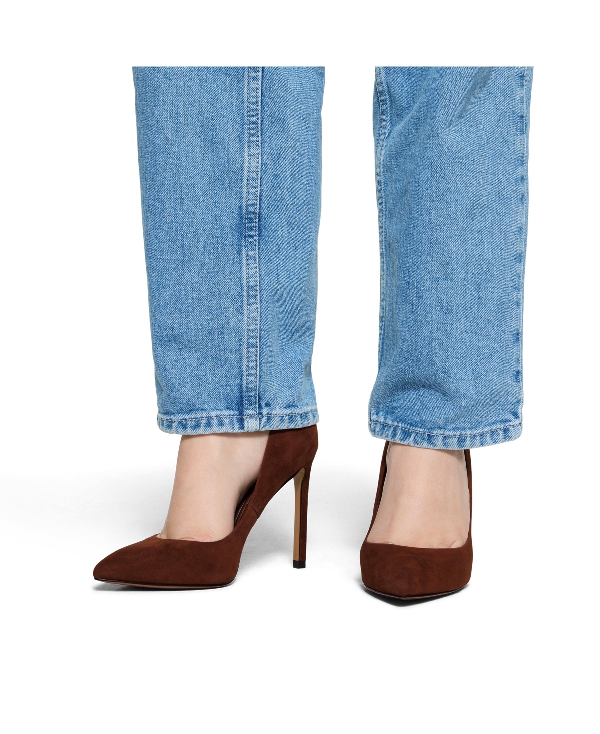 Aldo Lala Pointed Toe Pump In Brown