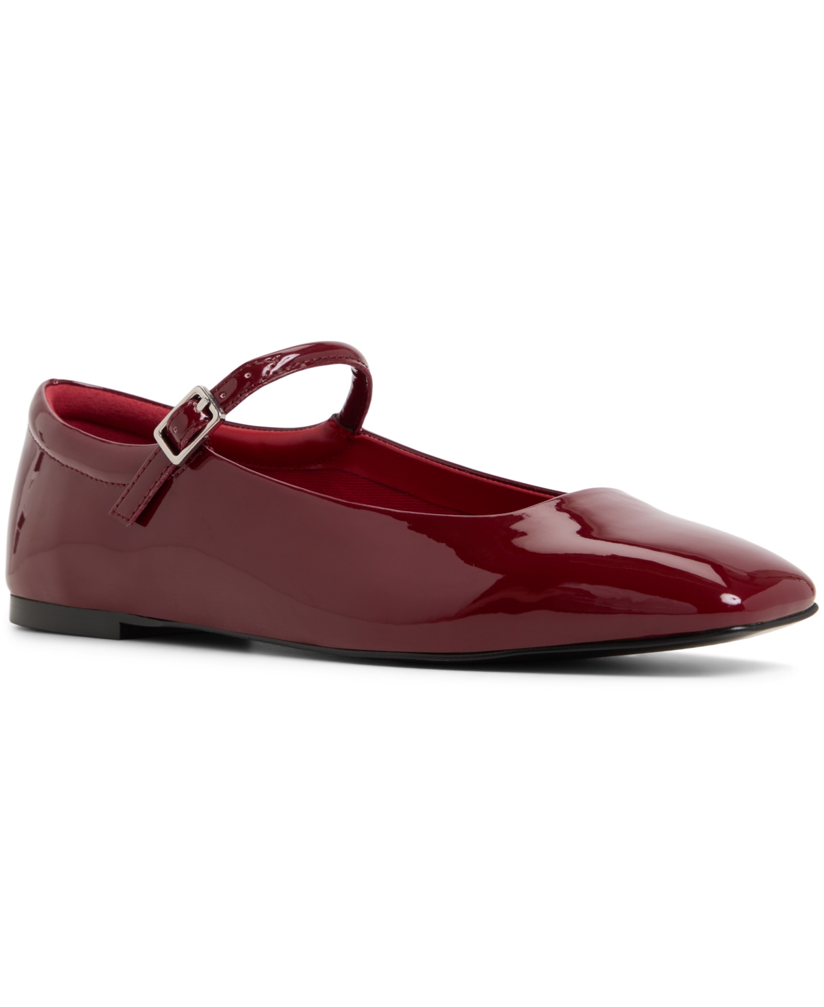 Aldo Kristyn Mary Jane Flat In Red