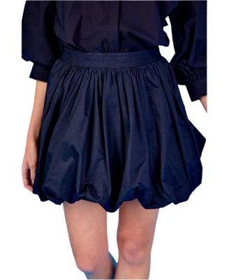 Women's High Waisted Bubble Skirt