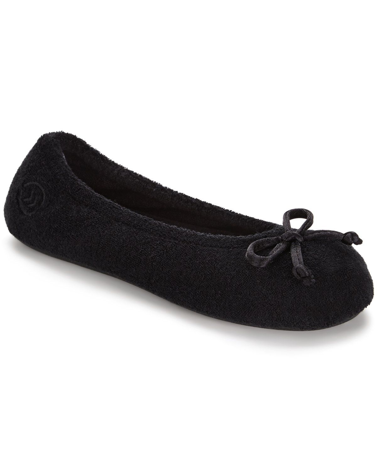 Isotoner women's terry 2025 ballerina