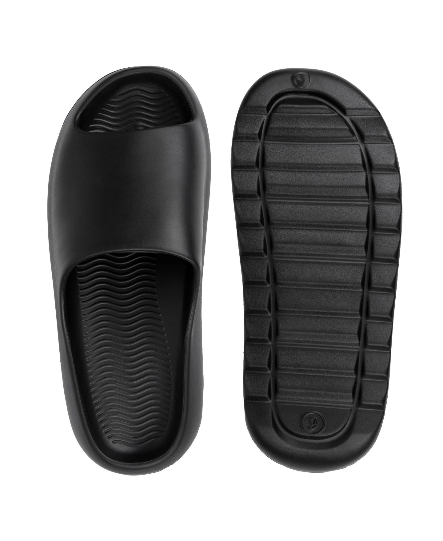Мужские сандалии Alpine Swiss Edgar Cloud Slides Ultra-Comfortable Arch Support Pillow Slippers Light Waterproof Non-Slip Recovery Sandals Shower Pool Gym, цвет: Чёрный — фото 4