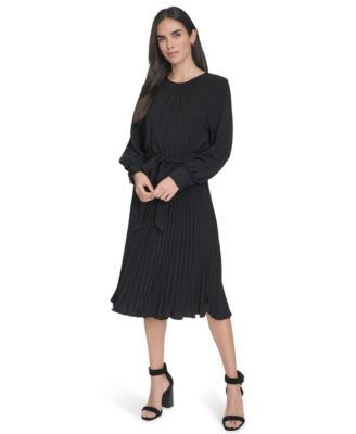 Calvin Klein - Women's Long-Sleeve Midi Dress