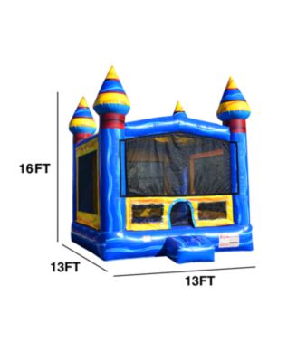 Melting Artic Commercial Grade Bounce House 13x13 for Kids and Adults (with Blower), Basketball Hoop, Outdoor Indoor, Bouncer Jumper, Birthday Party, Rental Grade, Big Inflatable