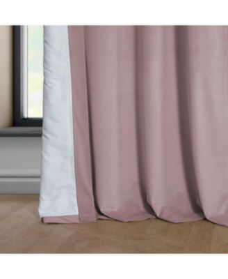 Heritage Plush Velvet Room Darkening Curtain