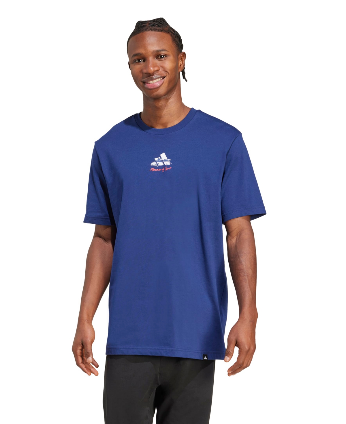 Adidas Originals Men's Memories Of Sport Gallery Graphic T-shirt In Blue
