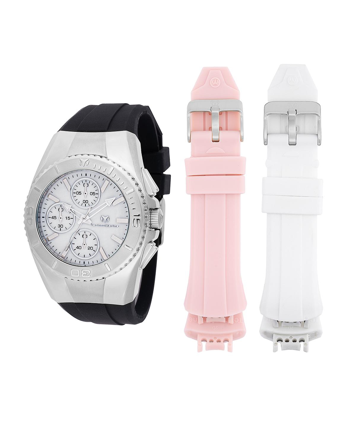 Techomarine Women's Tm-124032 Cruise Original Quartz Chronograph White Dial Watch - Black