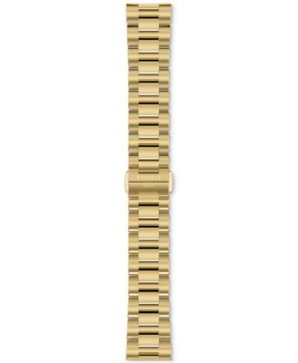 Women's Swiss PRC 100 Solar Gold-Tone Stainless Steel Bracelet Watch 34mm