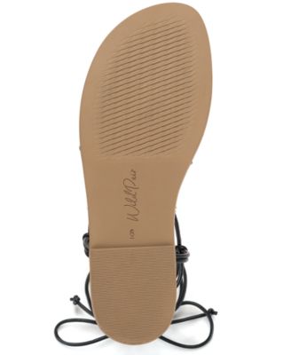 Reinaa Strappy Lace-up Flat Sandals, Exclusively at Macy's