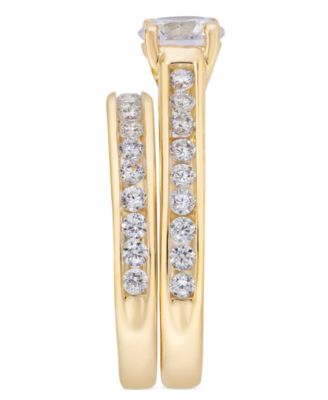 Diamond Bridal Set (1 1/2 ct. t.w.) in 14k White or Yellow Gold