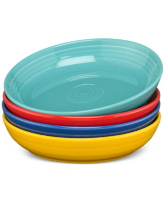 Fiesta - Vibrant Coupe 8.5" Luncheon Bowls, Set of 4