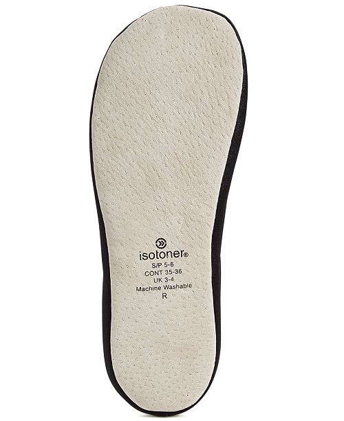 signature satin slipper