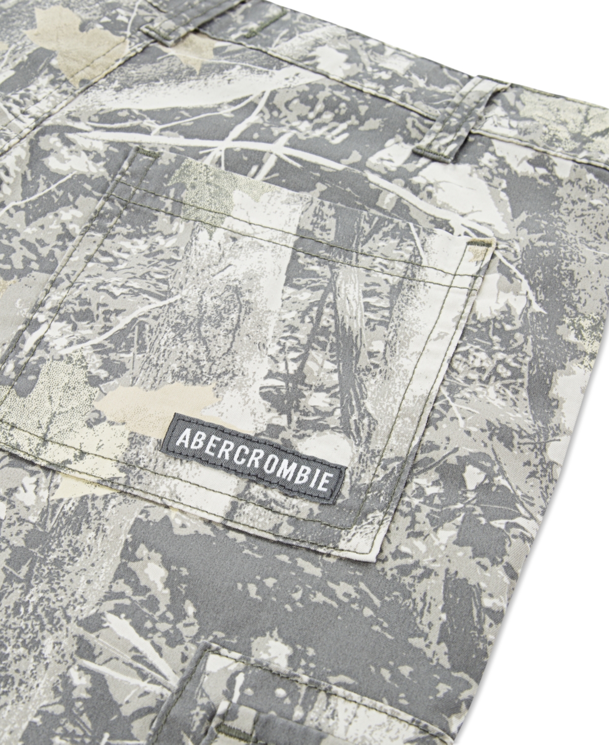 Abercrombie Boys Baggy Cargo Shorts In Gray