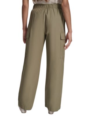 Women's High Rise Straight Leg Cargo Pants