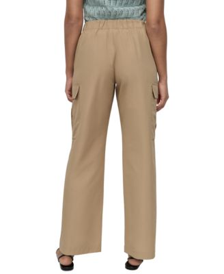 Women's High Rise Straight Leg Cargo Pants