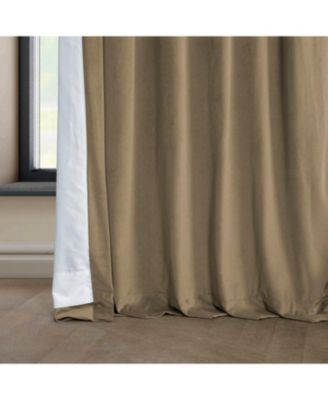 Heritage Plush Velvet Room Darkening Curtain