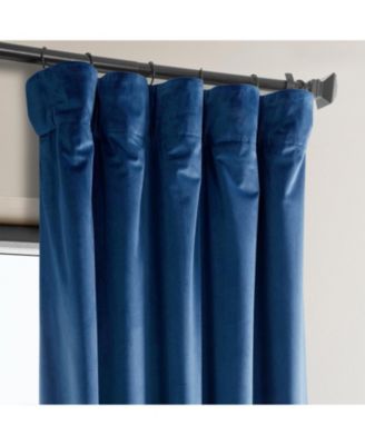 Heritage Plush Velvet Room Darkening Curtain