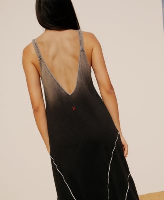 Women's Free Heaven Acid Wash Long Dress