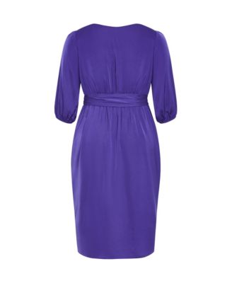Plus Size Opulent Elbow Sleeve Dress