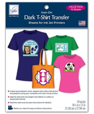 June Tailor Dark T-Shirt Transfer - 10 Sheets