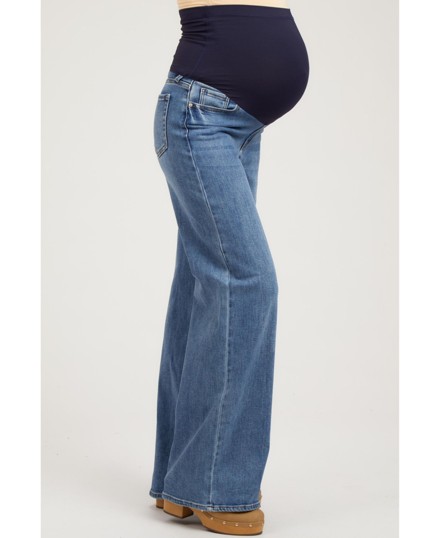 Women's Blue Wide Leg Jeans