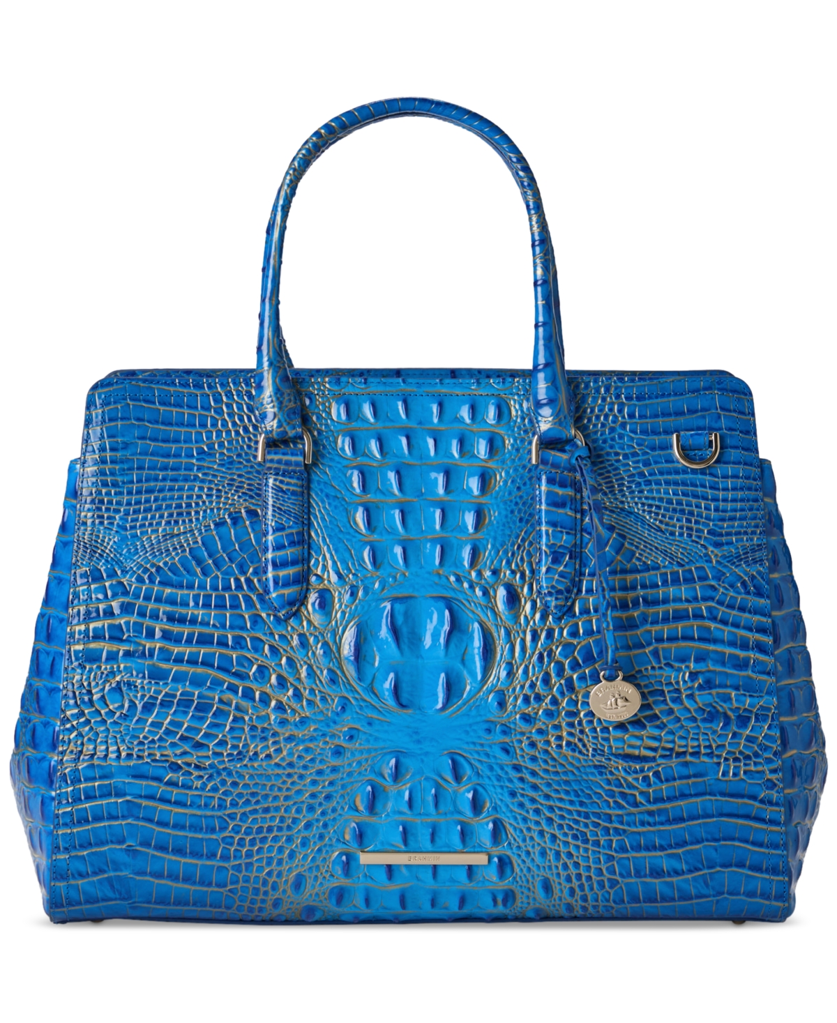 Finley Carryall Melbourne Large Leather Carryall - Electric Indigo