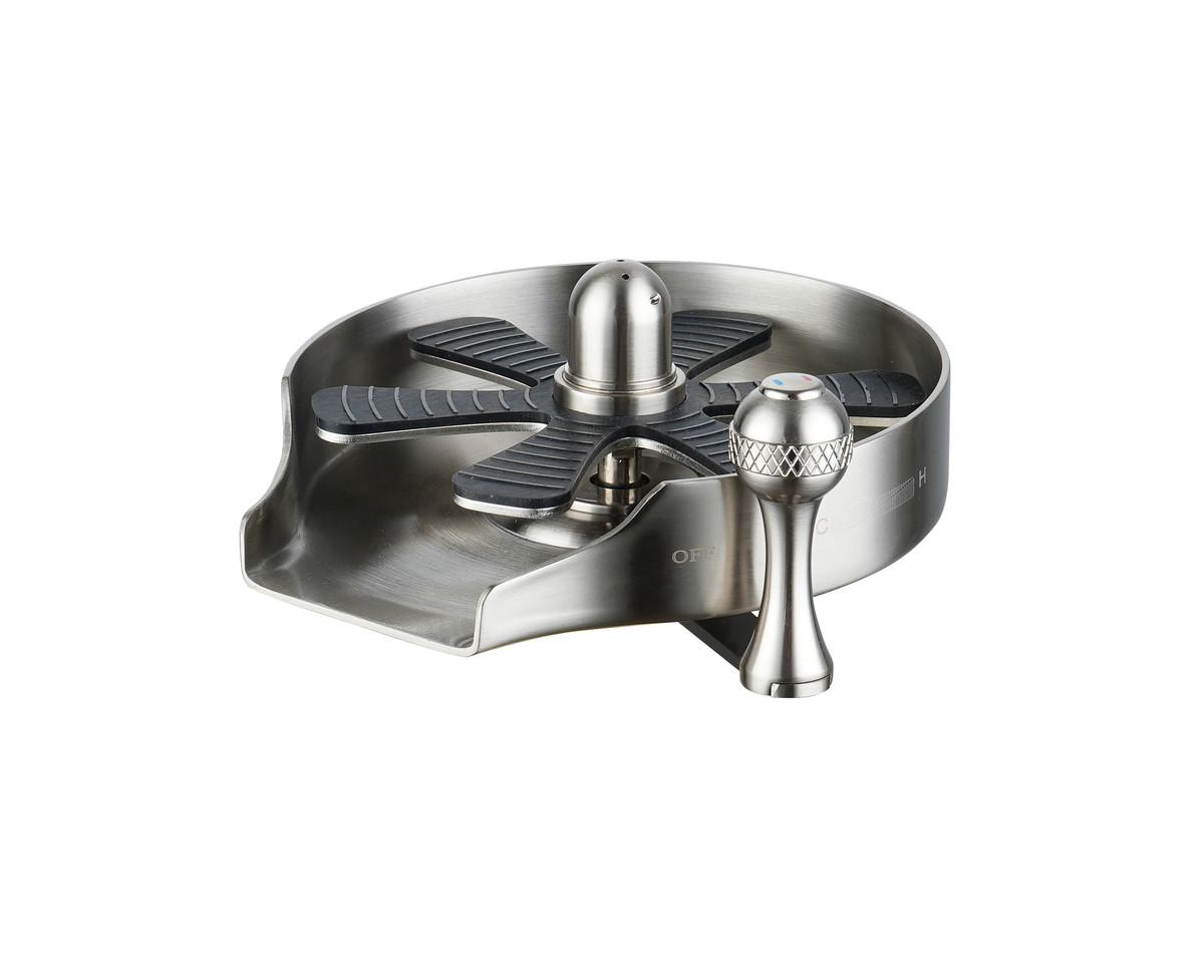 Stainless Steel Glass Rinser For Kitchen Sink, Kitchen Sink Accessories Cup Washer - Black